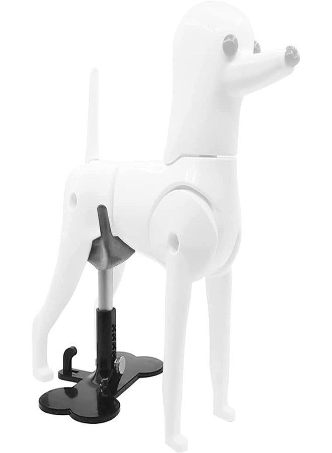 Kelendle Pet Dog Grooming Chair - Adjustable Height Dog Beauty Seat Rack Dog Nail Cutting Chair Dog Bathing Chair Seat Puppy Shower Support Chair for Grooming Table Grey - Image 1